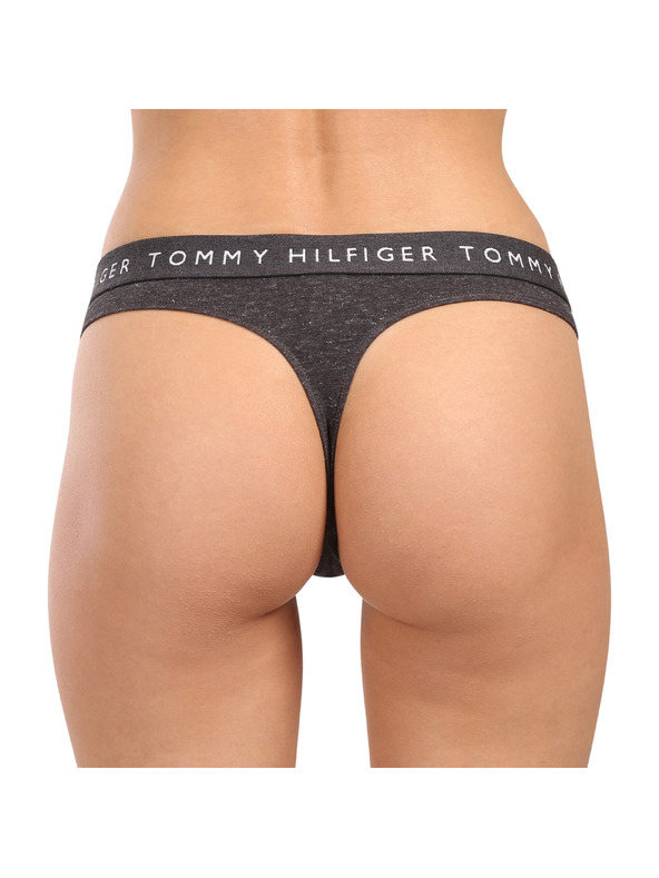 Tommy Hilfiger Dámská tanga Tommy Hilfiger šedá