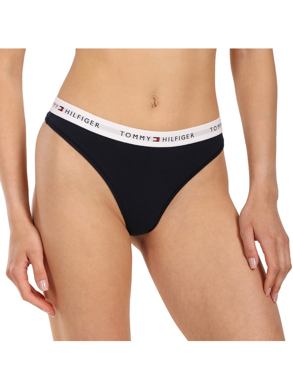 Tommy Hilfiger Sada tří - dámská tanga Tommy Hilfiger černá