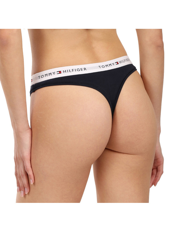 Tommy Hilfiger Sada tří - dámská tanga Tommy Hilfiger černá