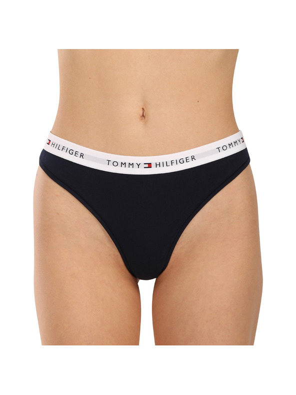 Tommy Hilfiger Sada tří - dámská tanga Tommy Hilfiger černá