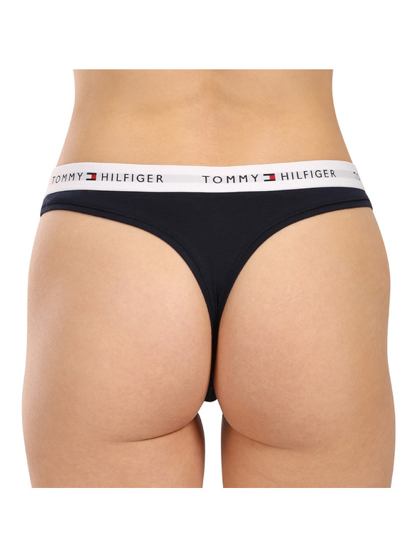 Tommy Hilfiger Sada tří - dámská tanga Tommy Hilfiger černá