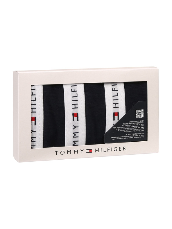 Tommy Hilfiger Sada tří - dámská tanga Tommy Hilfiger černá
