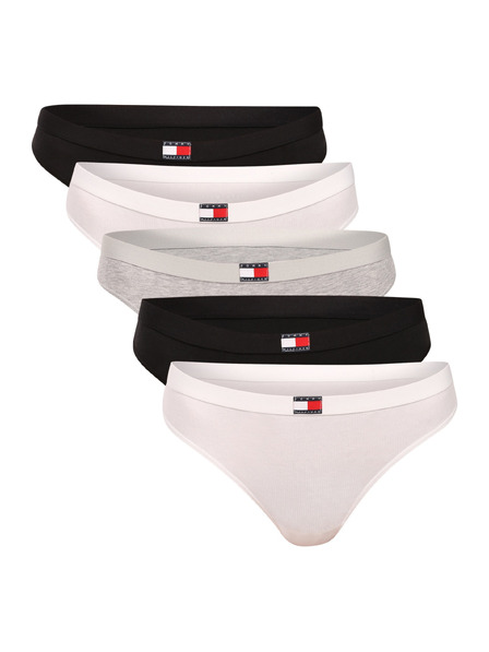 Tommy Hilfiger Sada pěti - dámská tanga Tommy Hilfiger vícebarevná