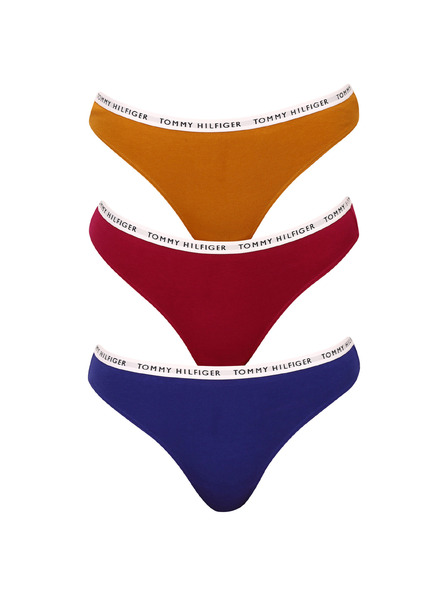 Tommy Hilfiger Sada tří - dámská tanga Tommy Hilfiger vícebarevná