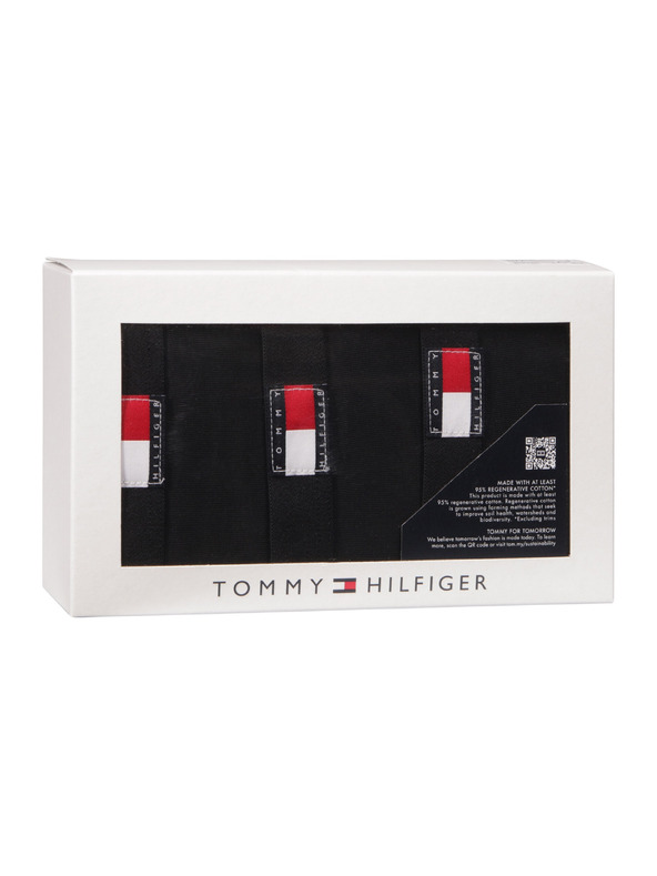 Tommy Hilfiger Sada tří - dámské kalhotky Tommy Hilfiger černé