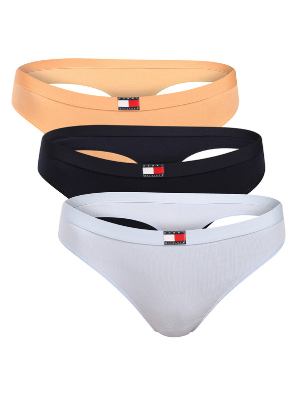 Tommy Hilfiger Sada tří - dámská tanga Tommy Hilfiger vícebarevná