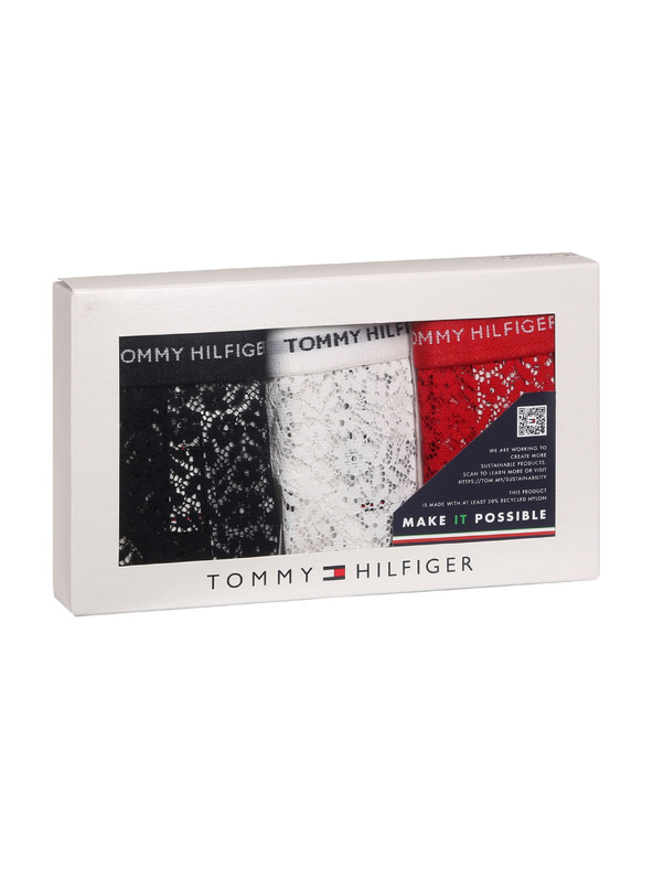 Tommy Hilfiger Sada tří - dámská tanga Tommy Hilfiger vícebarevná