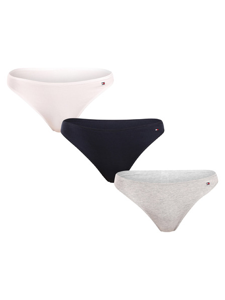 Tommy Hilfiger Sada tří - dámská tanga Tommy Hilfiger vícebarevná