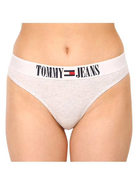 Tommy Hilfiger Dámská tanga Tommy Hilfiger šedá