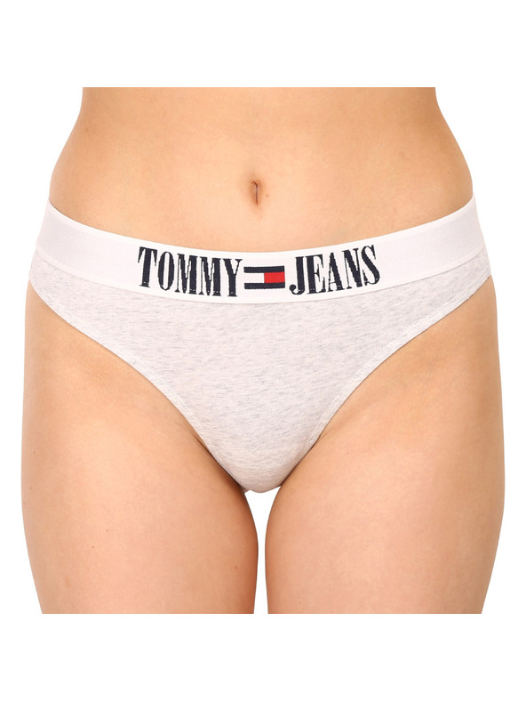 Tommy Hilfiger Dámská tanga Tommy Hilfiger šedá