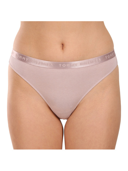 Tommy Hilfiger Sada tří - dámská tanga Tommy Hilfiger nadrozměr vícebarevná
