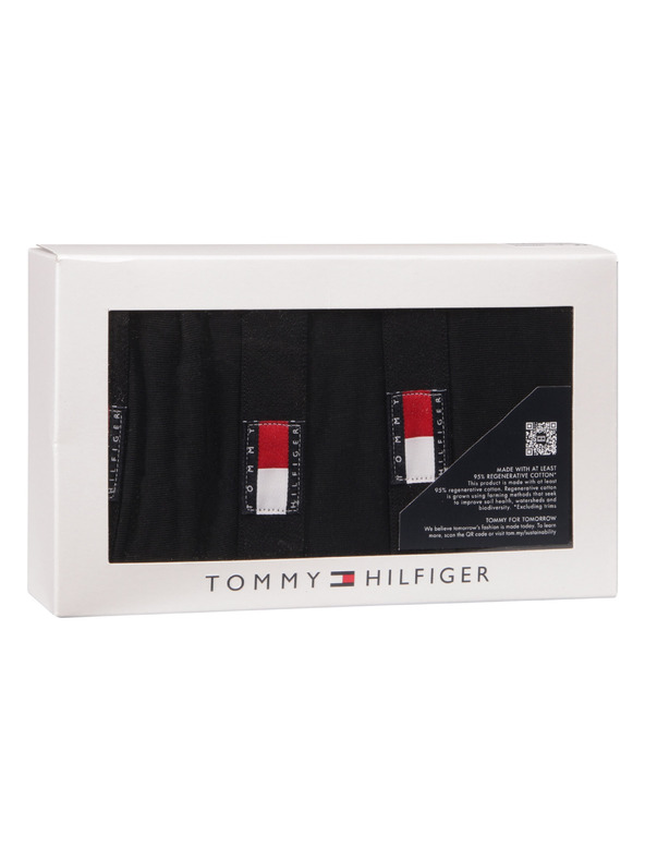 Tommy Hilfiger Sada tří - dámská tanga Tommy Hilfiger černá