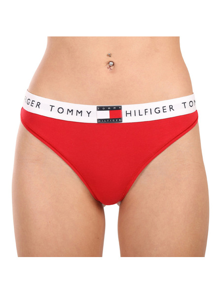Tommy Hilfiger Dámská tanga Tommy Hilfiger červená