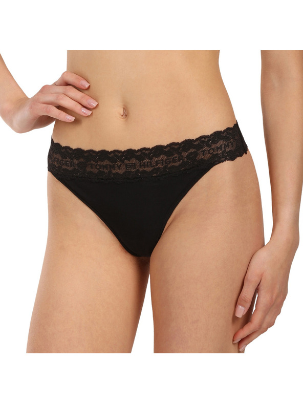 Tommy Hilfiger Sada tří - dámská tanga Tommy Hilfiger černá