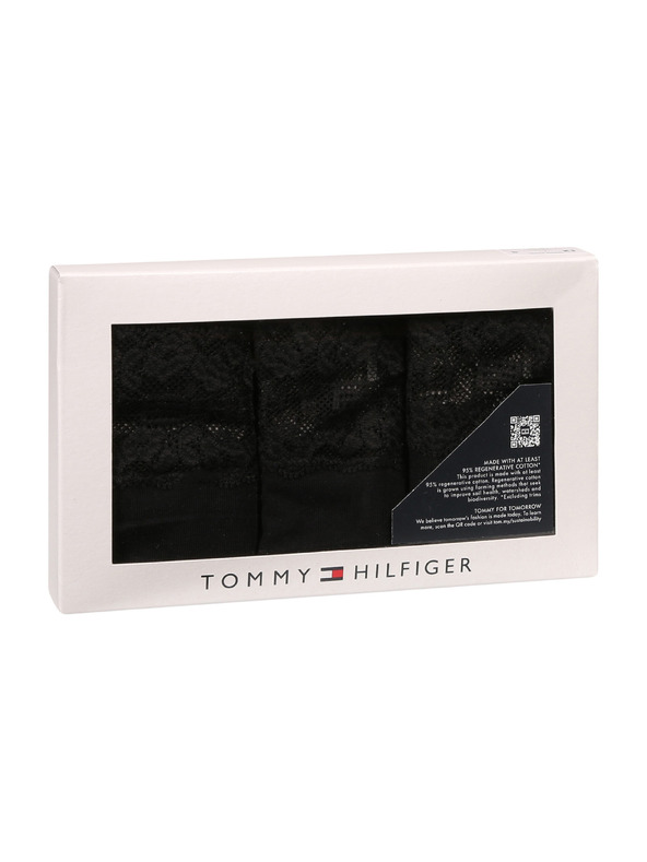 Tommy Hilfiger Sada tří - dámská tanga Tommy Hilfiger černá