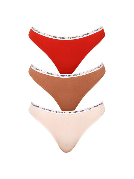 Tommy Hilfiger Sada tří - dámská tanga Tommy Hilfiger vícebarevná