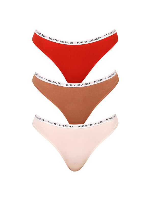 Tommy Hilfiger Sada tří - dámská tanga Tommy Hilfiger vícebarevná