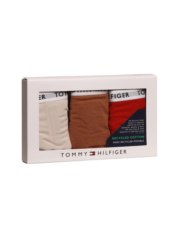 Tommy Hilfiger Sada tří - dámská tanga Tommy Hilfiger vícebarevná