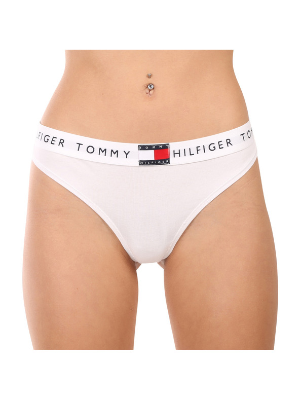 Tommy Hilfiger Dámská tanga Tommy Hilfiger bílá