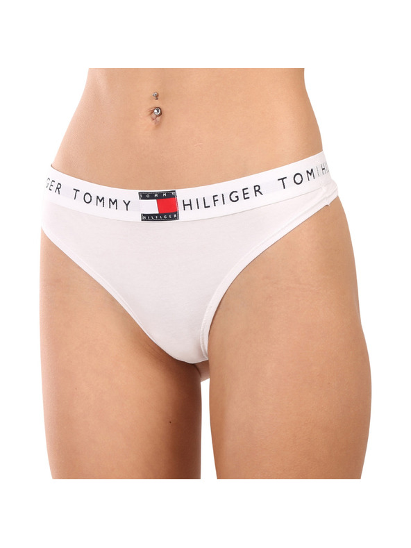 Tommy Hilfiger Dámská tanga Tommy Hilfiger bílá