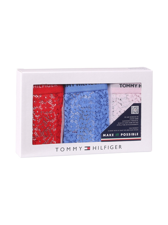 Tommy Hilfiger Sada tří - dámské kalhotky Tommy Hilfiger vícebarevné