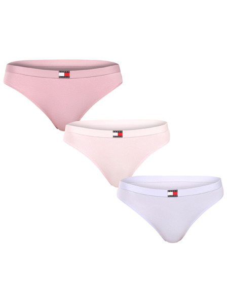 Tommy Hilfiger Sada tří - dámská tanga Tommy Hilfiger vícebarevná