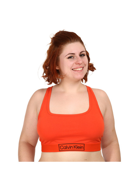 Calvin Klein Dámská podprsenka Calvin Klein nadrozměr oranžová