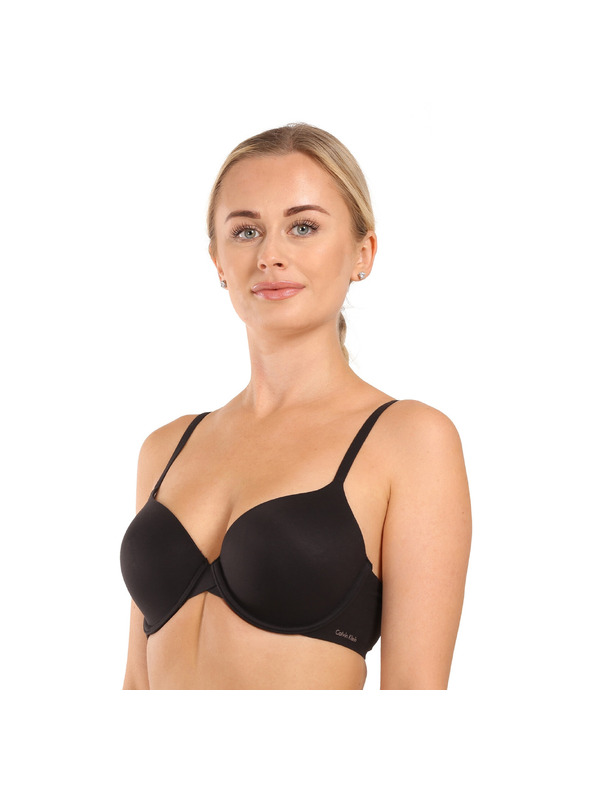 Calvin Klein Dámská podprsenka Calvin Klein vyztužená s kosticemi černá