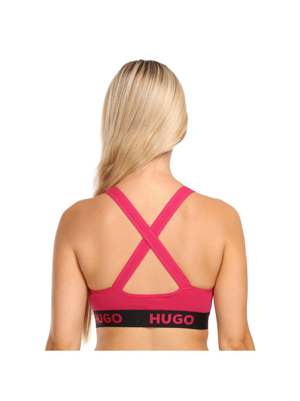 HUGO Dámská podprsenka HUGO růžová