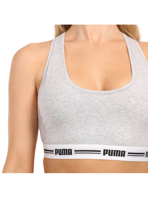 Puma Dámská sportovní podprsenka Puma šedá