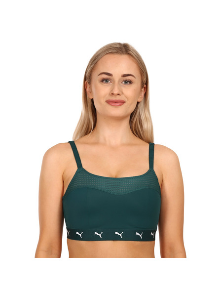 Puma Dámská sportovní podprsenka Puma zelená