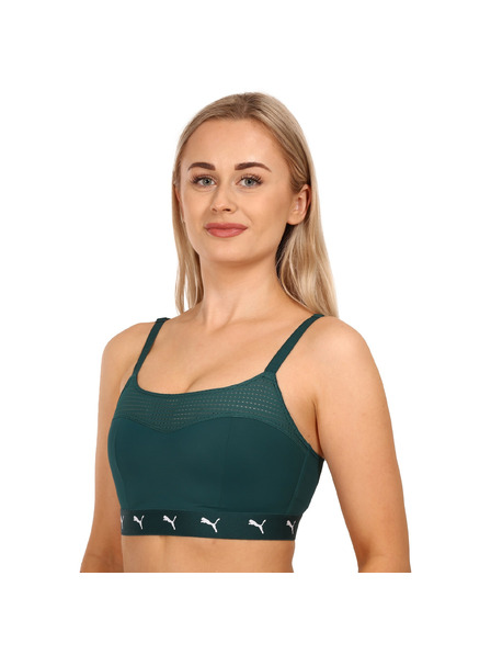 Puma Dámská sportovní podprsenka Puma zelená