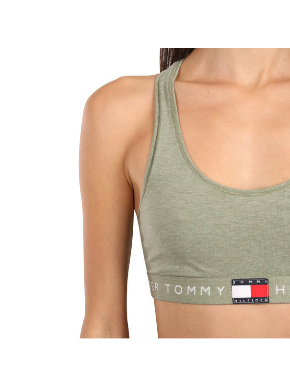 Tommy Hilfiger Dámská podprsenka Tommy Hilfiger zelená