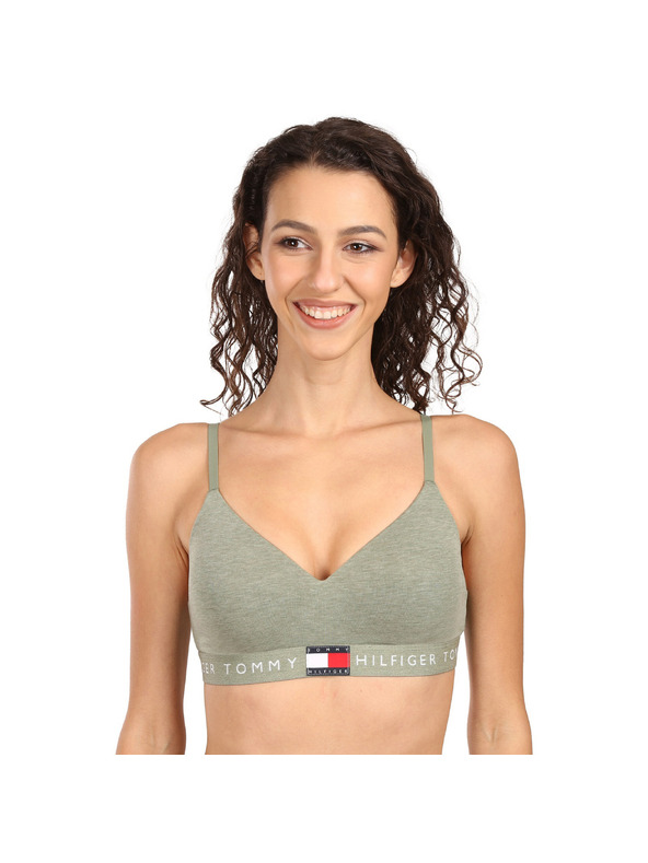 Tommy Hilfiger Dámská podprsenka Tommy Hilfiger zelená