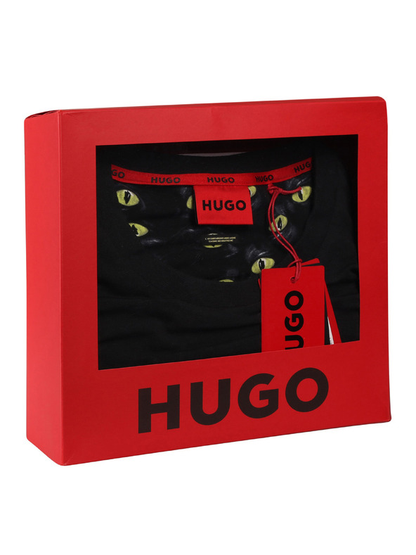 BOSS Pánské pyžamo HUGO černé