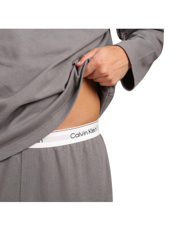 Calvin Klein Pánské pyžamo Calvin Klein šedé