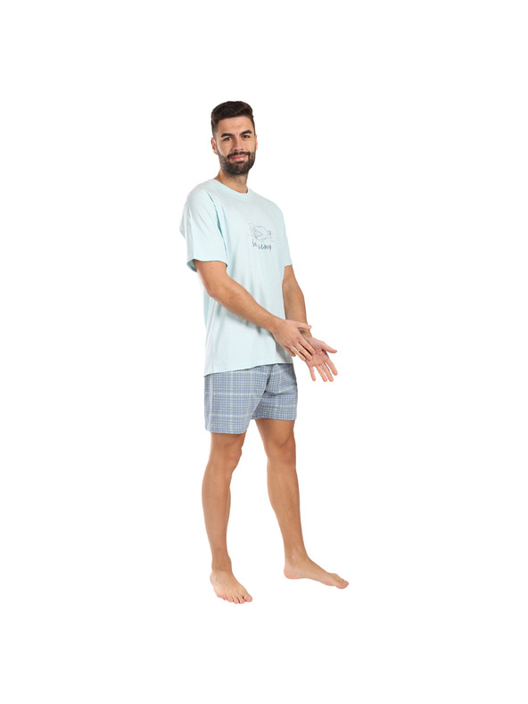 gino Pánské pyžamo Gino vícebarevné