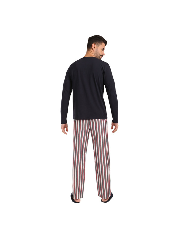 Tommy Hilfiger Pánské pyžamo Tommy Hilfiger s papučemi  vícebarevné v dárkovém balení