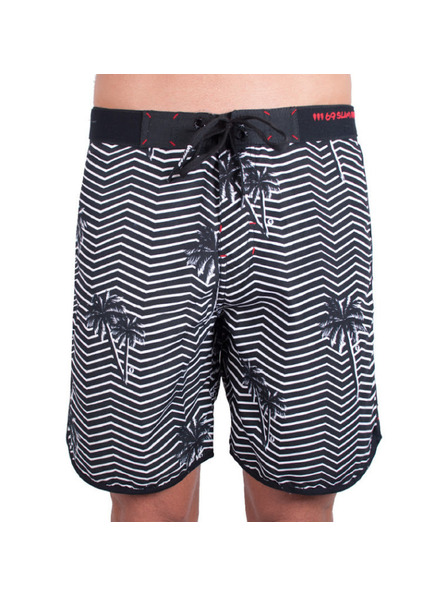 69slam Pánské plavky 69SLAM krátké boardshort medium island daze