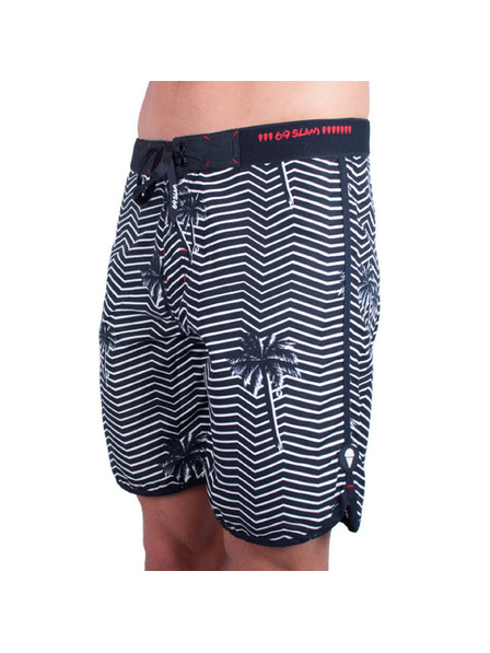 69slam Pánské plavky 69SLAM krátké boardshort medium island daze