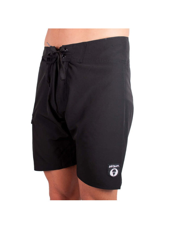 69slam Pánské plavky 69SLAM krátké stretch boardshort plain bk
