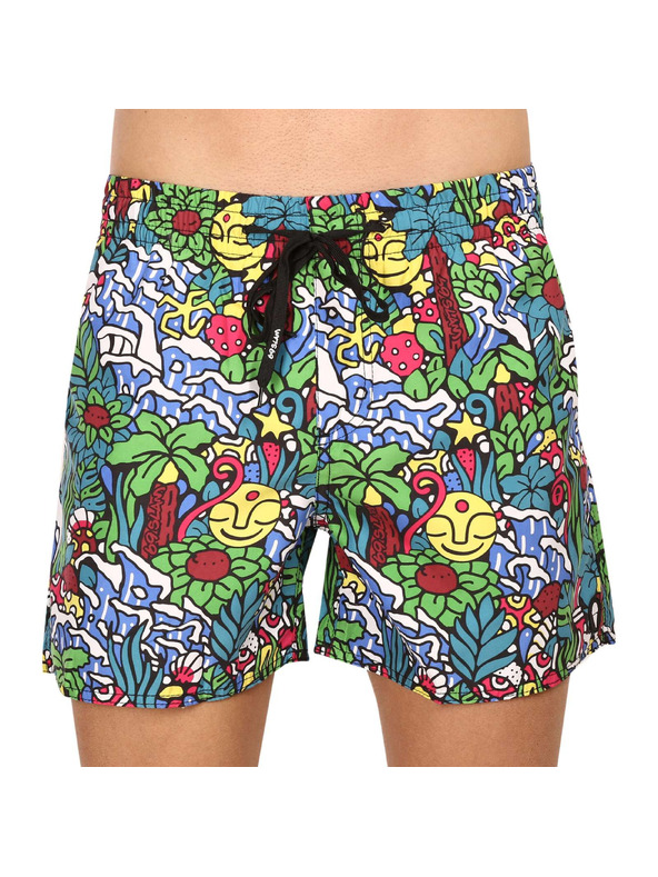 69slam Pánské plavky 69SLAM tropicamazon samoa