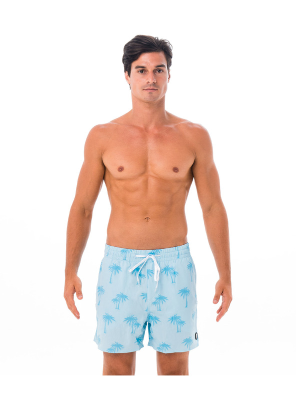69slam Pánské plavky 69SLAM PALM BLUE