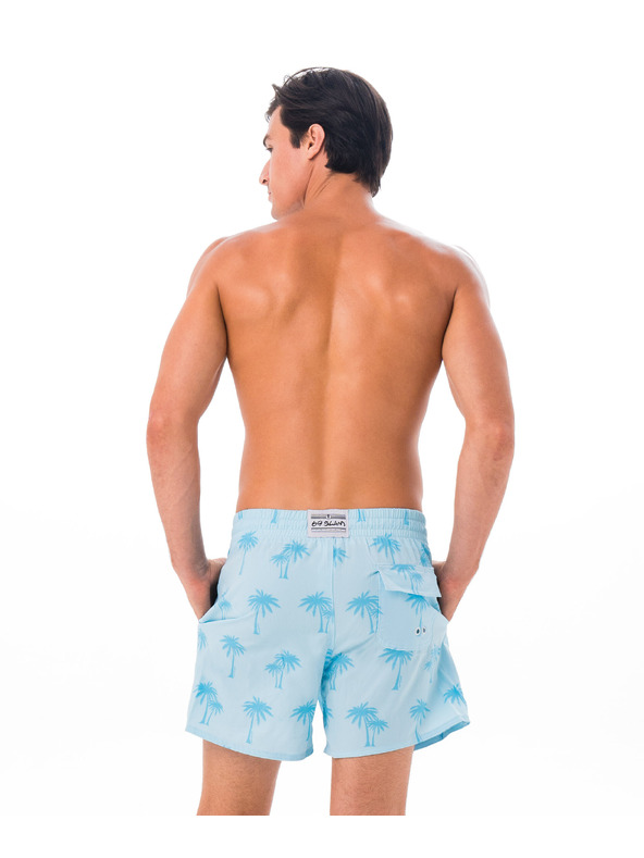 69slam Pánské plavky 69SLAM PALM BLUE