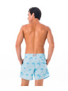 69slam Pánské plavky 69SLAM PALM BLUE