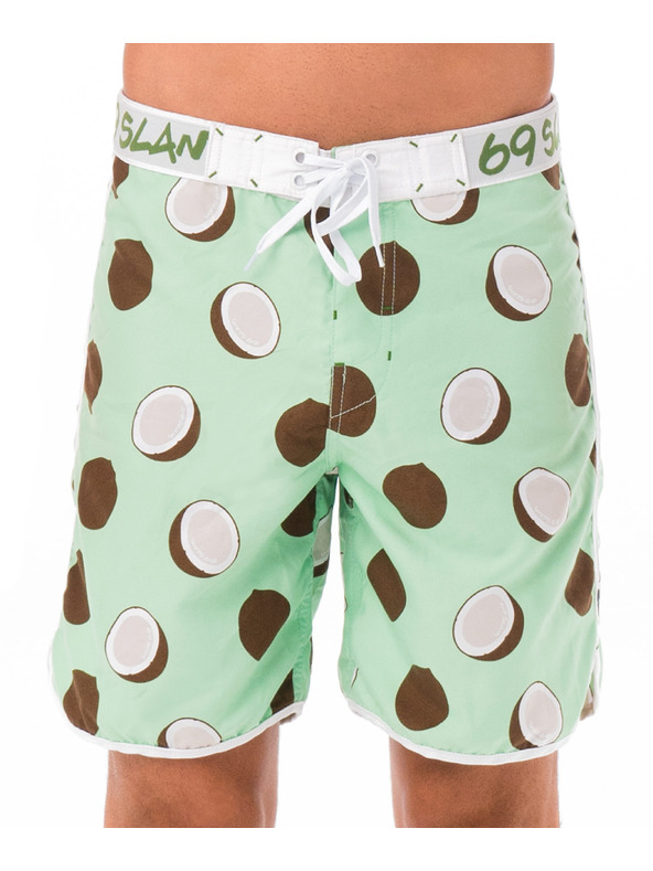 69slam Pánské plavky 69SLAM COCO BROWN