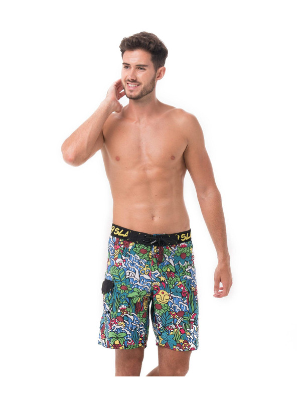 69slam Pánské plavky 69SLAM TROPICAMAZON