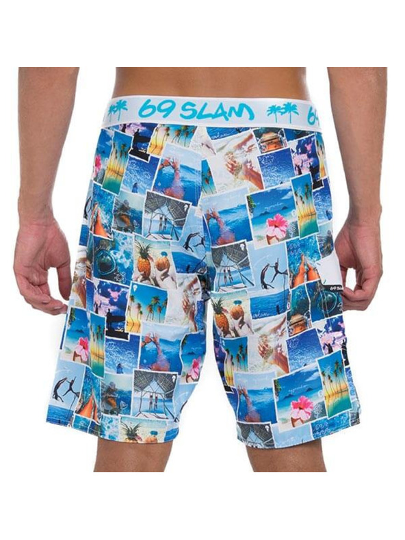 69slam Pánské plavky 69SLAM INTO THE BLUE