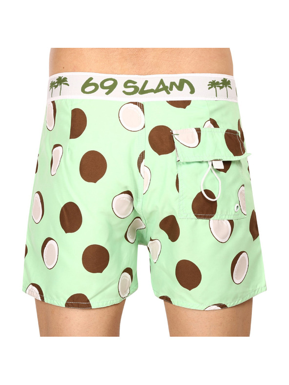 69slam Pánské plavky 69SLAM coco brown mateo