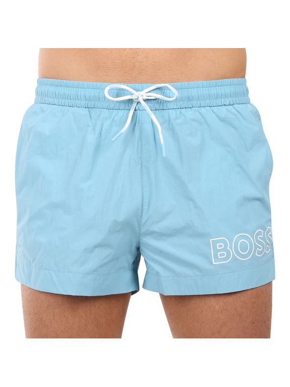 BOSS Pánské plavky BOSS modré